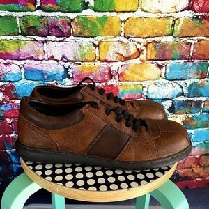 Skechers Comfort 4279 Leather Tie Lace Shoes Sneakers Size 12 Brown